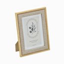 Ver imagem 1 de Porta Retrato 13x18cm Mdf Vidro Areia e Marrom Espressione