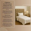 Ver imagem 3 de Cabeceira Cama Box Solteiro 90cm Valentina Estofada Bege
