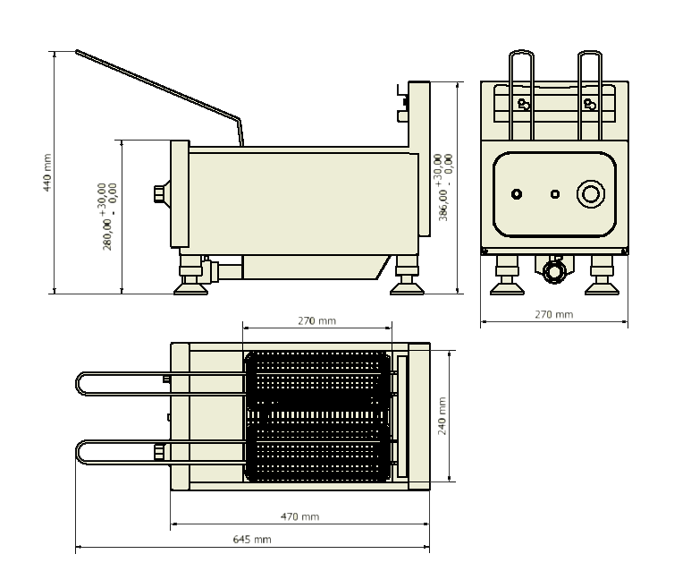 Fritadeira Elétrica Mec1 220v Nestis Multi Fritas 101671 Multifritas - 2