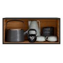 Ver imagem 6 de Armário Aéreo Proença 80cm 1 Porta Basculante Nogueira Touch-carbono Prime Tx