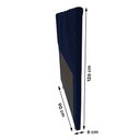 Ver imagem 3 de Cabeceira Cama Box Solteiro Lisboa 90cm Veludo Azul Marinho - Abmaza