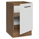 Ver imagem 6 de Balcão de Cozinha 50cm 1 Porta (sem Tampo) Rustic/branco Agata Madesa