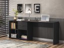 Ver imagem 2 de Mesa para Computador Office Zínia Preto - MoveisAqui
