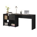 Ver imagem 1 de Mesa para Computador Office Zínia Preto - MoveisAqui