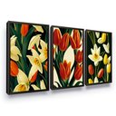 Ver imagem 2 de Quadro Moldura Flor Tropical Quarto Copa Cozinha Sala
