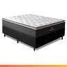 Cama Box Casal King Gazin Colchão Molas Ensacadas Pillow Top Maximus Cinza/preto - 2