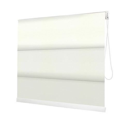 Persiana Romana Branca - 1,40m Larg X 1,60m Alt - Tecido Blackout - Persianet