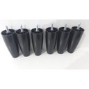 Ver imagem 3 de Kit Pés para Cama Box com 18 Unidades Preto com Altura de 13 Cm