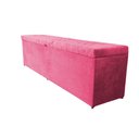 Ver imagem 1 de Puff Baú Decorativo - 1,20cm - Rosa Pink
