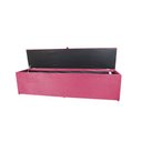 Ver imagem 2 de Puff Baú Decorativo - 1,20cm - Rosa Pink