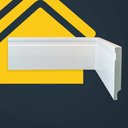 Ver imagem 4 de Kit 8 Barras 2,40m Rodapé de Poliestireno 10cm Altura 15mm Cor:branco Acetinado