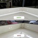 Ver imagem 6 de Kit 8 Barras 2,40m Rodapé de Poliestireno 10cm Altura 15mm Cor:branco Acetinado