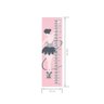 Régua Crescimento Adesivo bailarina fundo rosa RC010 - 2