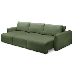 Sofá Retrátil Reclinável para Sala 4 Lugares 300cm Egeu F04 Linho Verde - Lyam Decor - 5