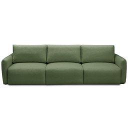 Sofá Retrátil Reclinável para Sala 4 Lugares 300cm Egeu F04 Linho Verde - Lyam Decor - 2