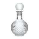 Ver imagem 4 de Garrafa Licoreira de Vidro 1100ml para Licor Whisky Suco Bebidas Transparente Redonda Cristal Bar Ad