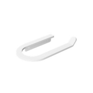 Porta Papel Higiênico Branco Agata Grego Metal