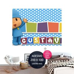 pocoyo adesivo parede painel impresso AP3337 - 1