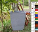 Ver imagem 4 de Kit 2 Vaso Planta 45x35 Moderno Trapézio Polietileno BGPLASTICOS ROSA 022