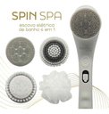 Ver imagem 2 de Escova Elétrica de Banho Spin Spa Be Emotion 4 em 1 Polishop Cinza