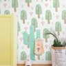 Adesivo papel de parede infantil floresta árvores - 1
