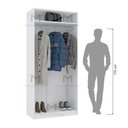 Ver imagem 7 de MÓDULO CLOSET CABIDEIRO EM 100% MDF A 2,00 M471.B (CASA) MUNDI MOVEIS
