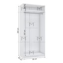 Ver imagem 2 de MÓDULO CLOSET CABIDEIRO EM 100% MDF A 2,00 M471.B (CASA) MUNDI MOVEIS
