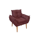 Ver imagem 2 de Kit 09 Cadeiras Poltronas Opala Clinica Salão Balaqui Decor Cor:Marsala