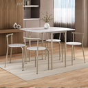 Ver imagem 1 de Conjunto Sala de Jantar Palermo com Mesa e 4 Banquetas 2999 Carraro
