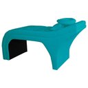 Ver imagem 2 de Maca Estofada Estética Capitonê 80 Cm Suede Turquesa - Fm