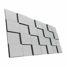 Espelho Decorativo 3d Liverpool - Painel Vidro 28 Peças - 6