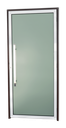 Ver imagem 1 de Porta Alumínio Murano c/Puxador e.Mix Corten 90 Brimak