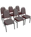 Ver imagem 1 de Kit com 6 Cadeiras para Auditórios Linha Hotel Cinza