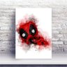 Placa MDF Super Herói Deadpool Fundo Branco - 1