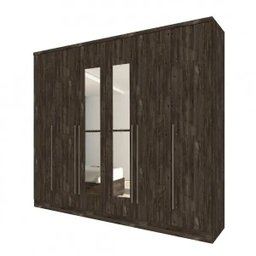 Guarda-Roupa Casal 6 Portas com Espelho Sevilla Tcil Móveis - 5 Guarda-Roupa Casal 6 Portas com Espelho Sevilla Tcil Móveis - 5
