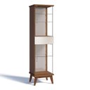 Ver imagem 1 de Cristaleira com Espelho 2 Portas em Vidro Nuance Retrô Imcal