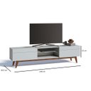 Ver imagem 2 de Rack para TV até 60 Polegadas 2 Gavetas Classic Imcal