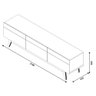 Rack para Tv até 60 Polegadas 3 Gavetas Classic Moderno Imcal - 3