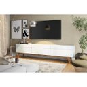 Ver imagem 2 de Rack para Tv até 60 Polegadas 3 Gavetas Classic Moderno Imcal