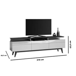 Rack com Tampo Adicional 3 Gavetas Imcal - 6