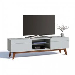 Rack para TV até 60 Polegadas 2 Gavetas Classic 180cm Imcal - 2