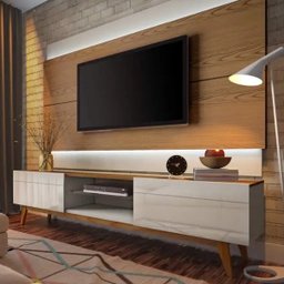 Rack para TV até 60 Polegadas 2 Gavetas Classic Imcal - 2 Rack para TV até 60 Polegadas 2 Gavetas Classic Imcal - 2