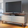 Rack para TV até 55 Polegadas 2 Gavetas Classic Retrô 62,5cmx146cm Imcal - 1