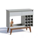 Ver imagem 1 de Aparador Bar com Adega 12 Nichos 2 Gavetas Classic Retrô Imcal