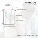 Ver imagem 6 de Grade Proteção Segurança Portão Pet 80cm Branco Bebê Cão com Extensor 1 de 10cm e 1 de 30cm Itagold