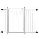 Ver imagem 1 de Grade Proteção Segurança Portão Pet 80cm Branco Bebê Cão com Extensor 1 de 10cm e 1 de 30cm Itagold