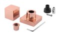 Ver imagem 4 de Acabamento Registro Quadrado Rose Gold Banheiro Chuveiro Docol