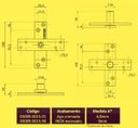 Ver imagem 2 de Dobradiça-eixo Pivotante com Esfera-inox-soprano