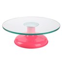 Ver imagem 1 de Bailarina Profissional Giratória Vidro Base Bolo Confeitaria Silverchef - Rosa