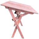 Ver imagem 3 de Conjunto Mesa Dobrável 60x60 Cm com 4 Cadeiras em Madeira Maciça - Cru